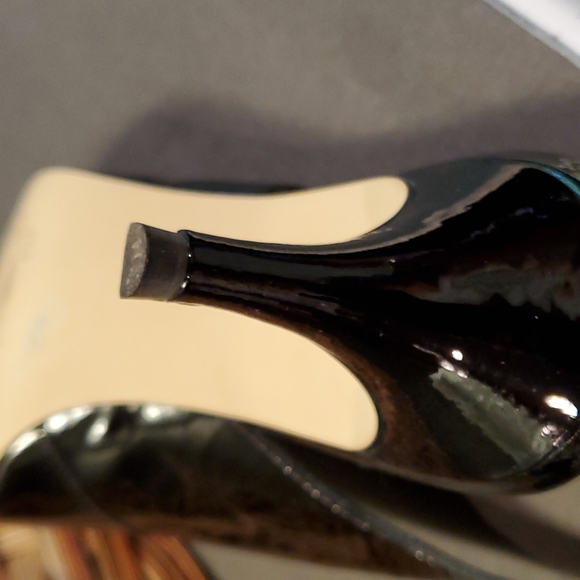 TALBOTS | Black  Platform Stilettos Sling back heel women’s 8B - Picture 6 of 8